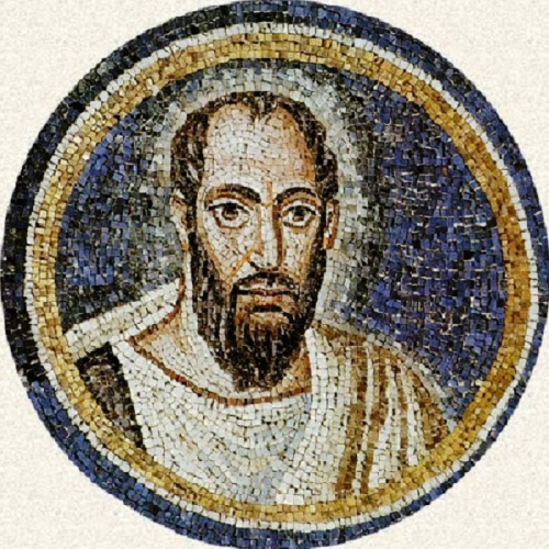 St. Paul. Mosaic in the Archbishop's Chapel, Ravenna, 5th century AD